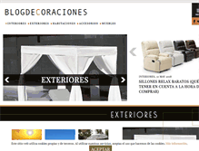 Tablet Screenshot of blogdecoraciones.com